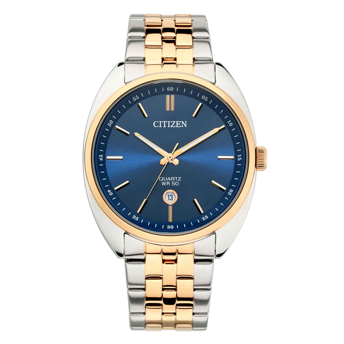 Citizen quartz watch blue face new arrivals